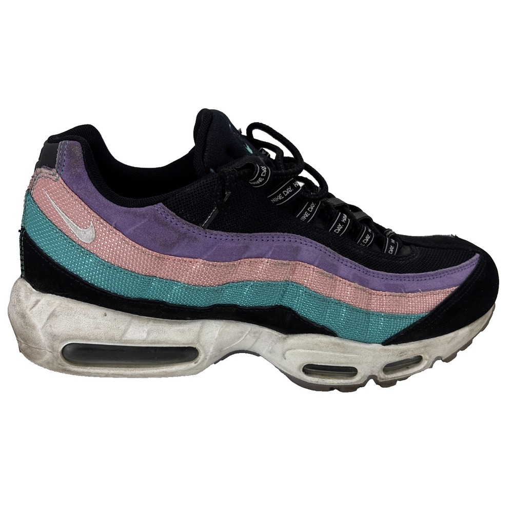 Nike Air Max 95 Have A Nike  Day Black Purple Pink Teal BQ9131-001 Men's Sz 10.5 - Picture 6 of 13